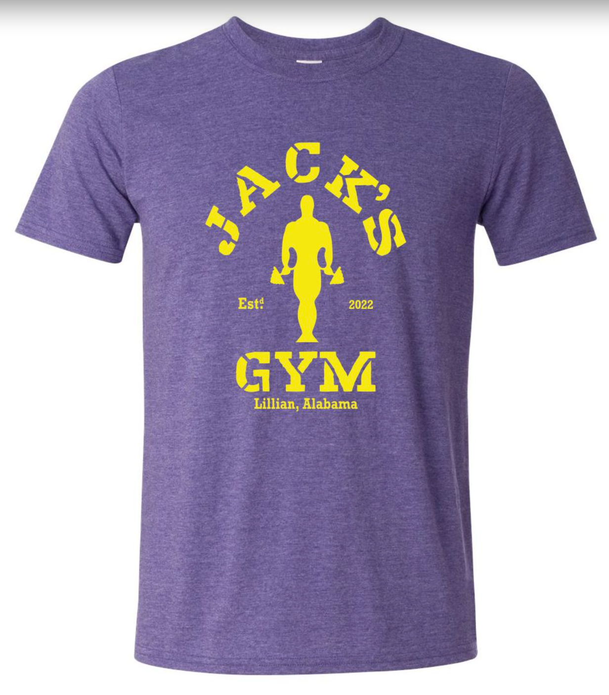 JACK'S GYM GOLD'S YELLOW LOGO