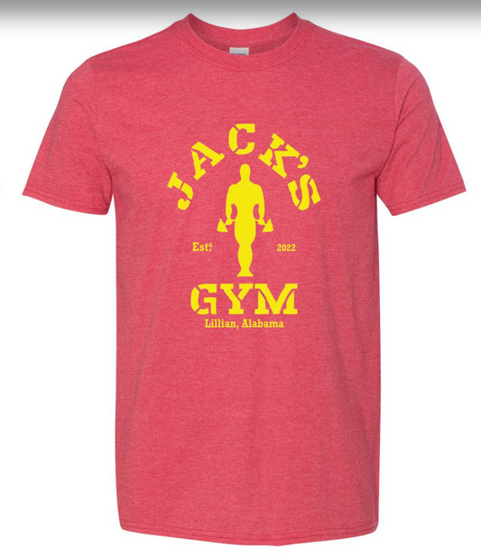 JACK'S GYM GOLD'S YELLOW LOGO